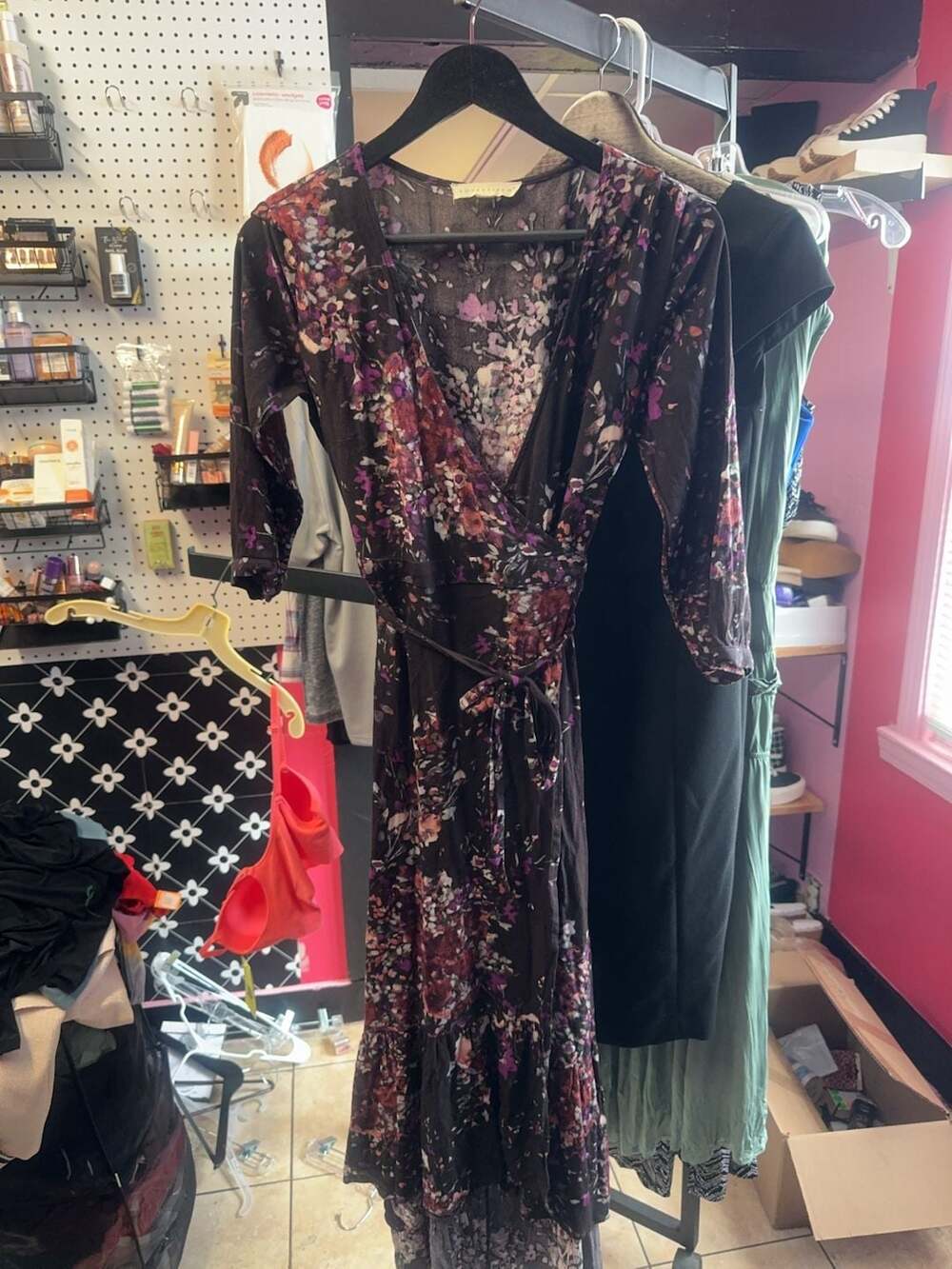Lovestitch Floral Wrap Dress Size M